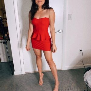 Mini Red Dress